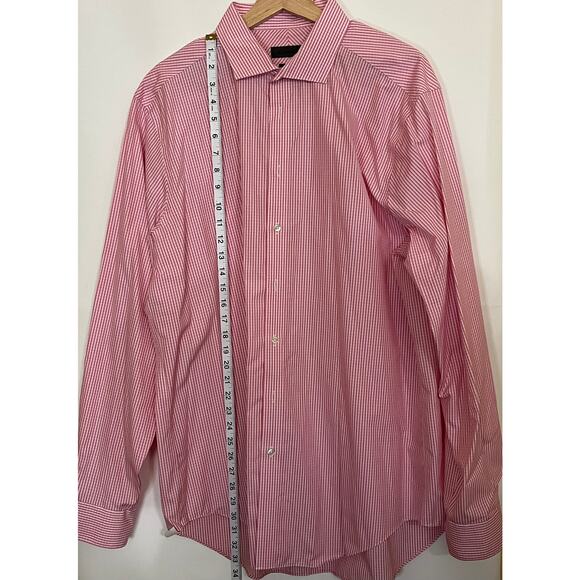 ck Calvin Klein Slim Fit Non-Iron Size Tall 171/2, 36/37 Pre-Owned - Picture 4 of 10